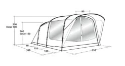 Outwell Oakwood 3 Tent 25 Outwell Oakwood 3 Tent -Vangi Camping Shop 111208 oakwood 3 drawing perspective2