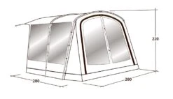 Outwell Universal Awning Size 1 19 Outwell Universal Awning Size 1 -Vangi Camping Shop 111290 universal awning size 1 drawing perspective2