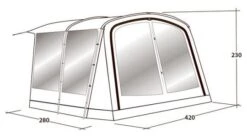 Outwell Universal Tent Awning Size 6 21 Outwell Universal Tent Awning Size 6 -Vangi Camping Shop 111295 3