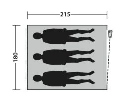 Outwell Free Standing Inner Tent L 11 Outwell Free Standing Inner Tent L -Vangi Camping Shop 111340 free standing inner l drawing floorplan3