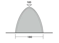 Outwell Free Standing Inner Tent L 12 Outwell Free Standing Inner Tent L -Vangi Camping Shop 111340 free standing inner l drawing other4