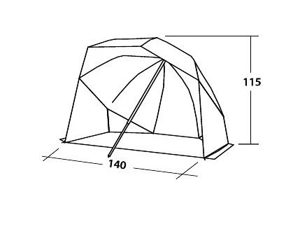 Easy Camp Summer Coast Windscreen 4 Easy Camp Summer Coast Windscreen - Image 2