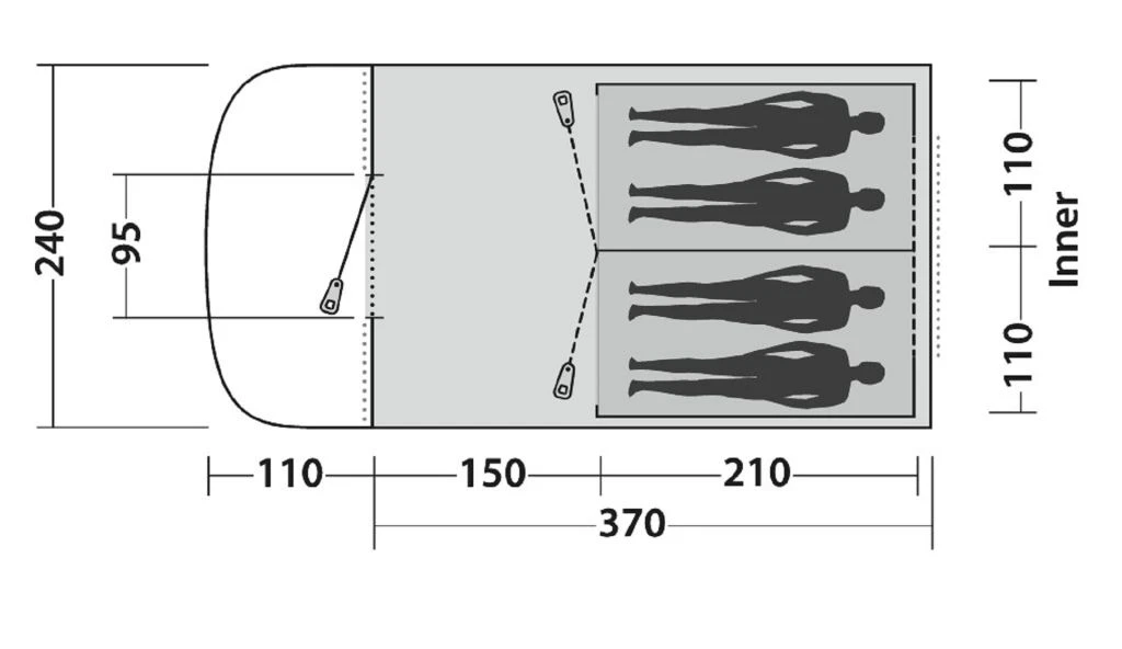Easy Camp Palmdale 400 Tent 4 Easy Camp Palmdale 400 Tent - Image 2