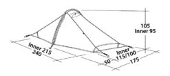 Robens Starlight 2 Tent 13 Robens Starlight 2 Tent -Vangi Camping Shop 130259 starlight 2 drawing perspective 2