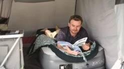 Outwell Camper Lux Sleeping Bag - LEFT ZIP 14 Outwell Camper Lux Sleeping Bag - LEFT ZIP -Vangi Camping Shop 230349 camper lux feature photo11