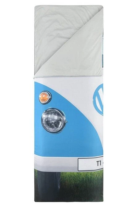 Volkswagen Blue Campervan Single Sleeping Bag 4 Volkswagen Blue Campervan Single Sleeping Bag - Image 2