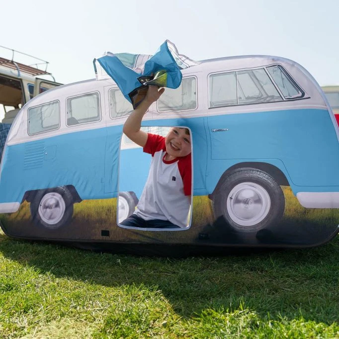 Volkswagen VW Campervan Kids Blue Pop Up Tent 7 Volkswagen VW Campervan Kids Blue Pop Up Tent - Image 5
