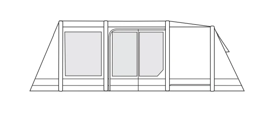 Outdoor Revolution Airedale 5.0S Tent Package 6 Outdoor Revolution Airedale 5.0S Tent Package - Image 4