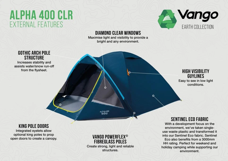 Vango Alpha 400 CLR Tent 7 Vango Alpha 400 CLR Tent - Image 5