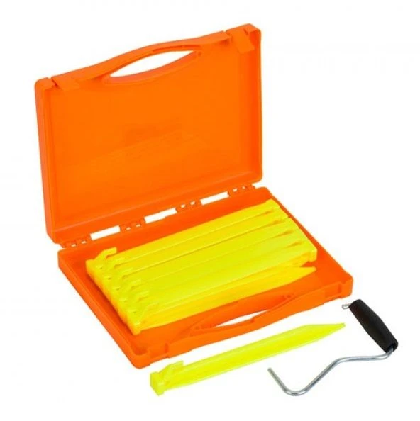 Case Of 12 Vango Bolt Plastic Peg Set 22cm With Extractor 3 Case Of 12 Vango Bolt Plastic Peg Set 22cm With Extractor