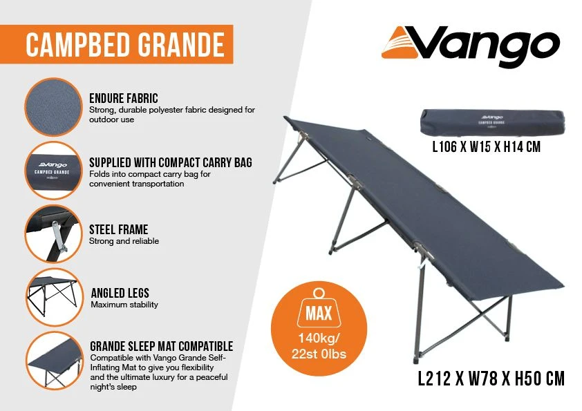 Vango Campbed Grande 6 Vango Campbed Grande - Image 4
