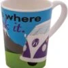 Quest Home Is Where You Park It Mug (Camper Van) -Vangi Camping Shop camper van mug