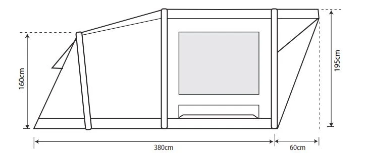 Outdoor Revolution Camp Star 350 Air Tent Bundle (2022) 12 Outdoor Revolution Camp Star 350 Air Tent Bundle (2022) - Image 10