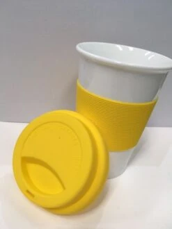 Travel Mug Eco-Ceramic And Silicone 12 Travel Mug Eco-Ceramic And Silicone -Vangi Camping Shop eco cup 6 1 1