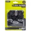 Pack Of 4 Black High Vis Guy Ropes 1 Pack Of 4 Black High Vis Guy Ropes -Vangi Camping Shop guy lines