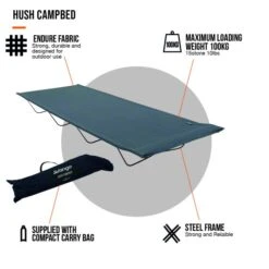 Vango Hush Campbed 11 Vango Hush Campbed -Vangi Camping Shop hush campbed infographic hi