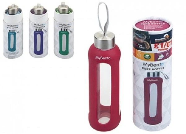 Summit MyBento 500ml Glass Eco Bottle Silicone Cover 4 Summit MyBento 500ml Glass Eco Bottle Silicone Cover - Image 2