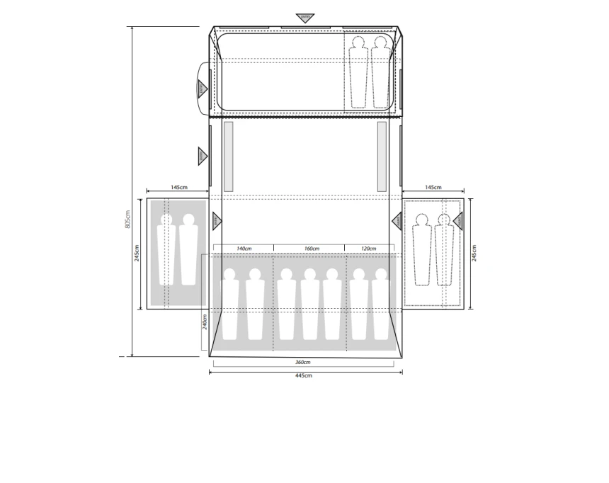 Outdoor Revolution Kalahari PC 9.0 DSE Tent Incl Footprint 20 Outdoor Revolution Kalahari PC 9.0 DSE Tent Incl Footprint - Image 18