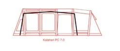 Outdoor Revolution Kalahari PC 7.0 Side Sun Wing 9 Outdoor Revolution Kalahari PC 7.0 Side Sun Wing -Vangi Camping Shop kalahari sun wing 2 1 1