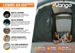 Vango Lismore Air 450 Tent Package -Vangi Camping Shop lismore air 450 package2 medium
