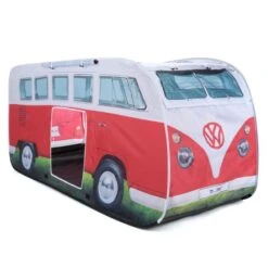 Volkswagen VW Campervan Kids Red Pop Up Tent 24 Volkswagen VW Campervan Kids Red Pop Up Tent -Vangi Camping Shop ol0180 2 3