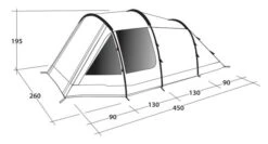 Outwell Dash 4 Tent -Vangi Camping Shop outwell dash4 tent dimensions