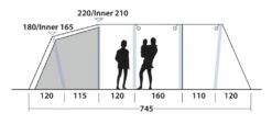 Outwell Knightdale 8PA Air Tent 18 Outwell Knightdale 8PA Air Tent -Vangi Camping Shop outwell knightdale 8pa air tent measurements