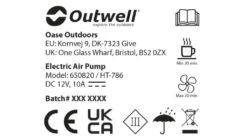 Outwell Squall Tent Pump 12V 9 Outwell Squall Tent Pump 12V -Vangi Camping Shop pump