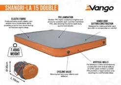 Vango Shangri-La II 15 Double Self Inflating Mat 15 Vango Shangri-La II 15 Double Self Inflating Mat -Vangi Camping Shop shangri la 15 double infographic medium