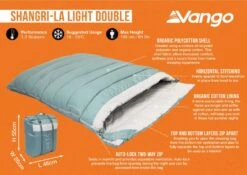 Vango Shangri-La Light Double Sleeping Bag 25 Vango Shangri-La Light Double Sleeping Bag -Vangi Camping Shop shangri la light double infographic medium