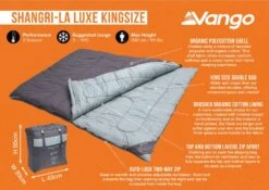 Vango Shangri-La Luxe Kingsize Sleeping Bag 10 Vango Shangri-La Luxe Kingsize Sleeping Bag -Vangi Camping Shop shangri la luxe kingsize infographic medium