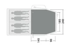 Outwell Springwood 4 Flat Woven Carpet 9 Outwell Springwood 4 Flat Woven Carpet -Vangi Camping Shop springwood 4