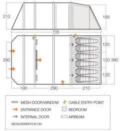 Vango Stargrove II Air TC 600XL Tent -Vangi Camping Shop stargrove ii air tc 600xl