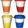 100 X Travel Mug Eco-Ceramic And Silicone 1 100 X Travel Mug Eco-Ceramic And Silicone -Vangi Camping Shop travel mugs 1
