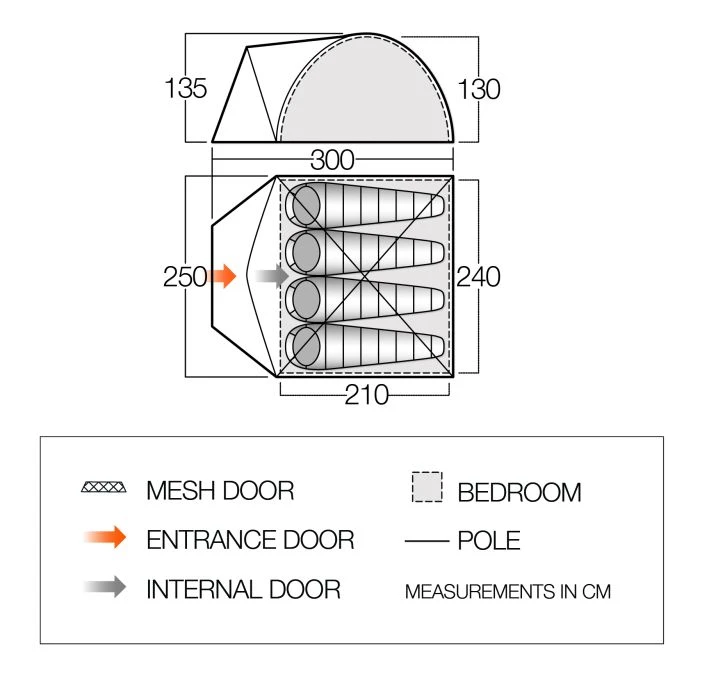 Vango Alpha 400 CLR Tent 4 Vango Alpha 400 CLR Tent - Image 2