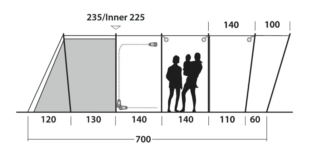 Outwell Vermont 7PE Tent Package 7 Outwell Vermont 7PE Tent Package - Image 5