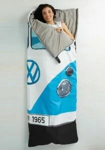 Volkswagen Blue Campervan Single Sleeping Bag 5 Volkswagen Blue Campervan Single Sleeping Bag - Image 3